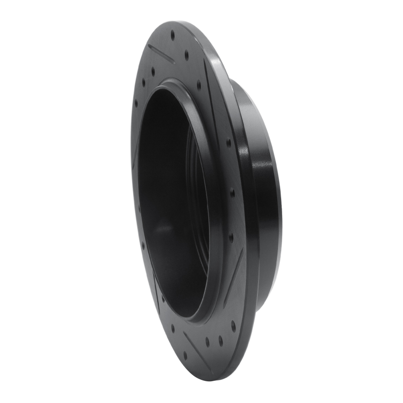 Chrysler Sebring Brake Rotor (1) - Rear Left - R1 Concepts - Drilled & Slotted - Black - `95-`07